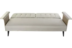 Sale MyMobel Sofa cama eucalipto metal 203x87x81 beige