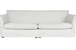 Best MyMobel Sofa lino 260x104x90 con 7 cojines beige