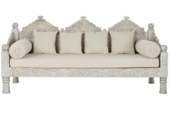Online MyMobel Sofa mango poliester 190x77x90 blanco