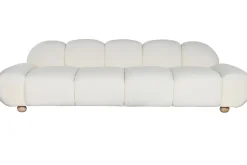 Clearance MyMobel Sofa poliester madera 284x103x83 blanco
