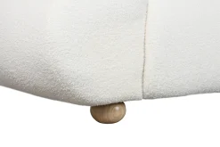 Clearance MyMobel Sofa poliester madera 284x103x83 blanco