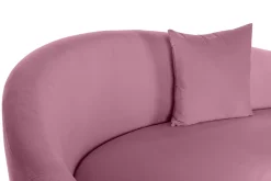 Fashion MyMobel Sofa poliester metal 210x120x84 2 cojines