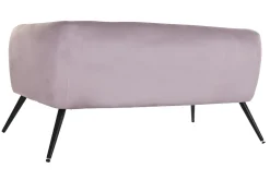 Fashion MyMobel Sofa poliester metal 140x71x71 flores rosa