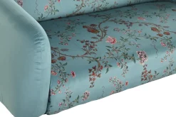 Sale MyMobel Sofa poliester metal 140x71x71 flores rama verde