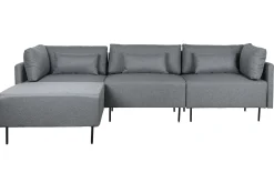 Sale MyMobel Sofa poliester metal 276x152,5x84 gris