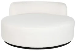 Hot MyMobel Sofa poliester 150x150x69 borreguito blanco