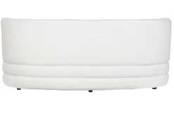 Clearance MyMobel Sofa poliester 193x92x79 borreguito blanco