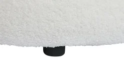 Clearance MyMobel Sofa poliester 193x92x79 borreguito blanco
