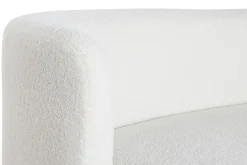 Clearance MyMobel Sofa poliester 193x92x79 borreguito blanco