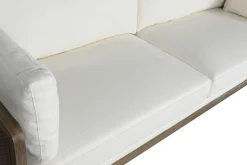 Fashion MyMobel Sofa ratan poliester 208x86x88 marron