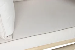 Hot MyMobel Sofa teca poliester 132x79x78 natural blanco