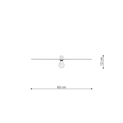 Outlet MyMobel Sollux Aplique / Plafón SIRKEL 60 negro