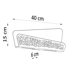 Fashion MyMobel Sollux Aplique ALIZA blanco
