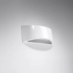 Clearance MyMobel Sollux Aplique barnizado VIXEN blanco brillo