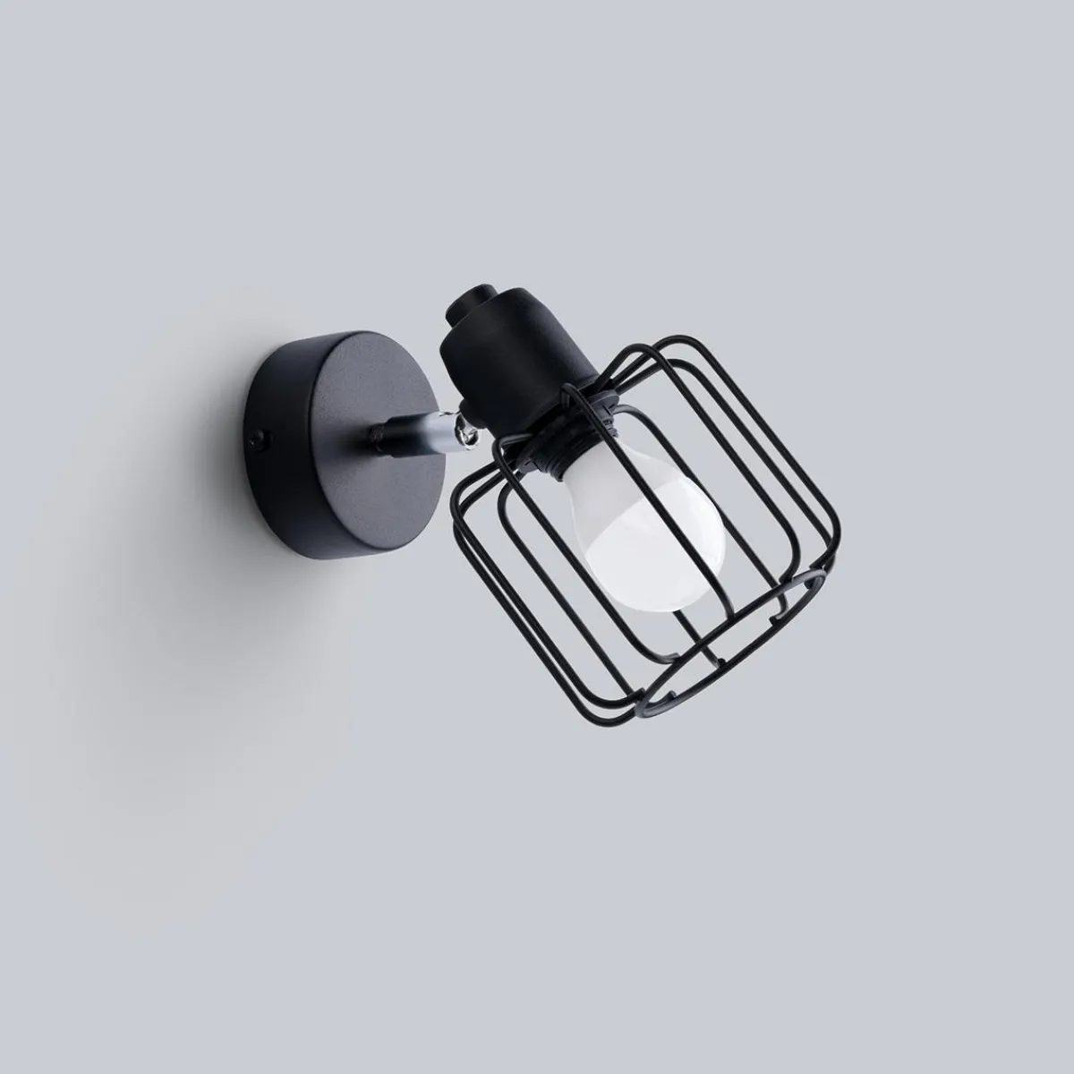 Clearance MyMobel Sollux Aplique BELUCI 1 negro