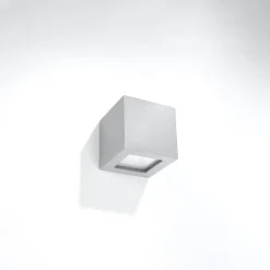 Clearance MyMobel Sollux Aplique de cerámica LEO gris