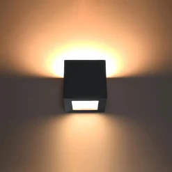 Hot MyMobel Sollux Aplique de cerámica LEO negro