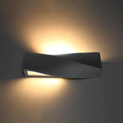 Best MyMobel Sollux Aplique de cerámica SIGMA gris