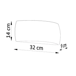 Clearance MyMobel Sollux Aplique de cerámica PONTIUS