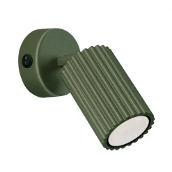 Outlet MyMobel Sollux Aplique KARBON verde oliva con interruptor N/A