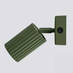 Outlet MyMobel Sollux Aplique KARBON verde oliva con interruptor N/A