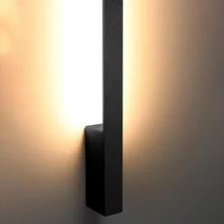 Online MyMobel Sollux Aplique LAHTI S negro 3000K 3000K