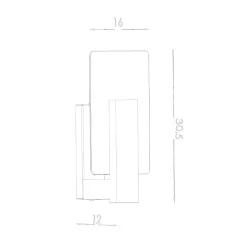 Best MyMobel Sollux Aplique LAPPO blanco