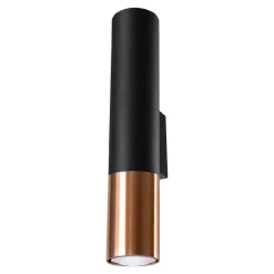 New MyMobel Sollux Aplique LOOPEZ negro/cobre