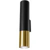 Outlet MyMobel Sollux Aplique LOOPEZ negro/dorado