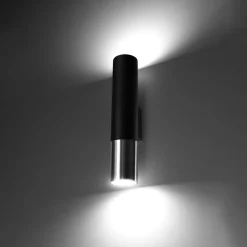 Hot MyMobel Sollux Aplique LOOPEZ negro/cromo