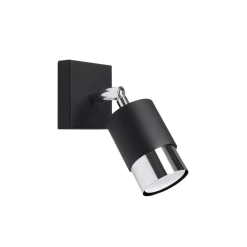 Outlet MyMobel Sollux Aplique NERO negro/cromo