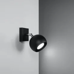 Best MyMobel Sollux Aplique OCULARE negro