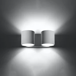 Outlet MyMobel Sollux Aplique ORBIS 2 blanco