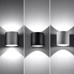 New MyMobel Sollux Aplique ORBIS 1 negro