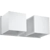 Outlet MyMobel Sollux Aplique QUAD 2 blanco