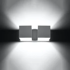 Outlet MyMobel Sollux Aplique QUAD 2 blanco