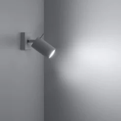 Discount MyMobel Sollux Aplique RING blanco con interruptor