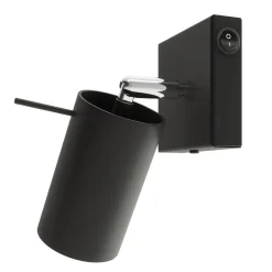 Outlet MyMobel Sollux Aplique RING negro un interruptor
