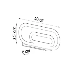 Hot MyMobel Sollux Aplique SACCON blanco