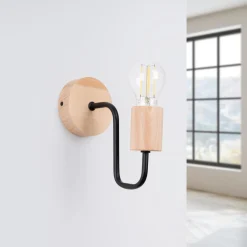 Outlet MyMobel Sollux Aplique TIMBO negro N/A