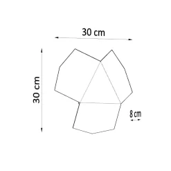 Online MyMobel Sollux Aplique TRE blanco