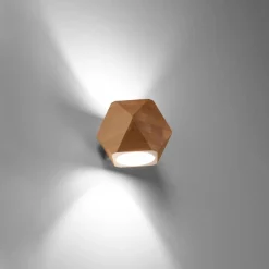 Best MyMobel Sollux Aplique WOODY madera natural