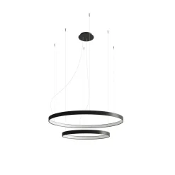 Clearance MyMobel Sollux Araña RIO 2 55/78 negro LED 4000K 4000K