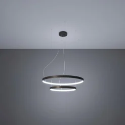 Clearance MyMobel Sollux Araña RIO 2 55/78 negro LED 4000K 4000K