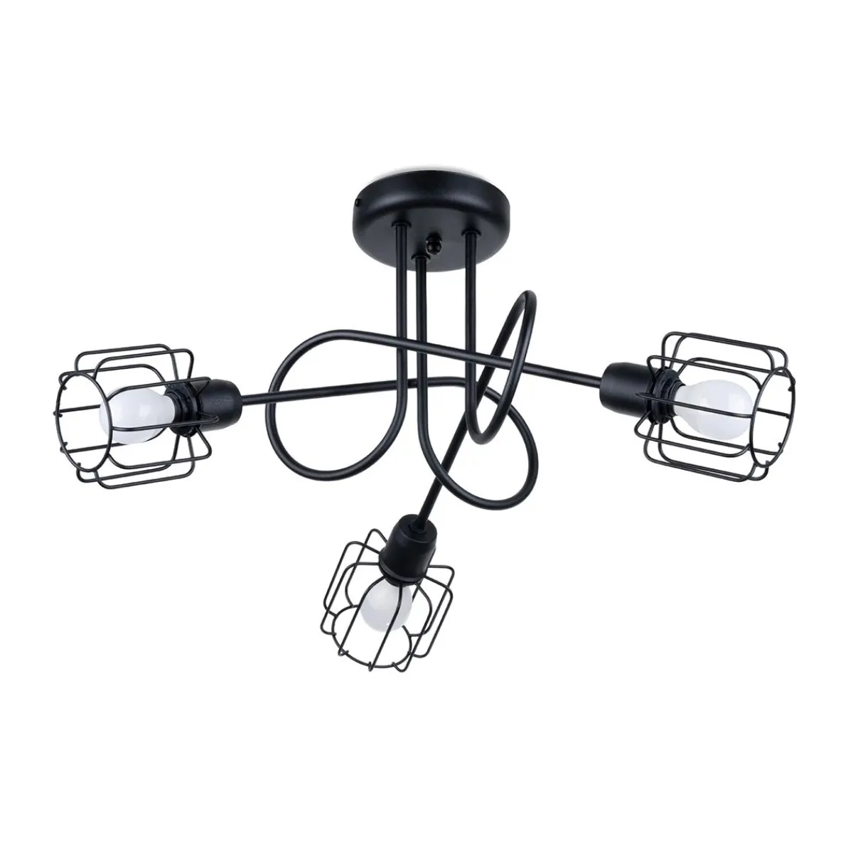 Outlet MyMobel Sollux Lámpara BELUCI 3S negra