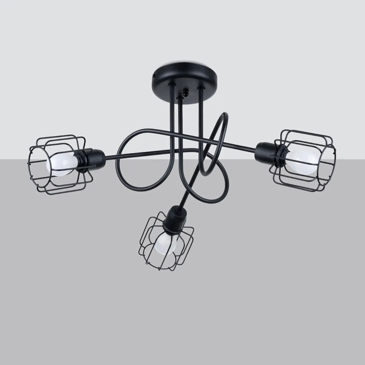 Outlet MyMobel Sollux Lámpara BELUCI 3S negra