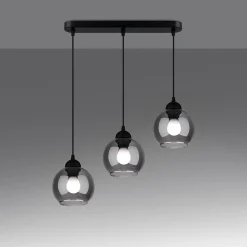 Best MyMobel Sollux Lámpara colgante ALINO 3 negro