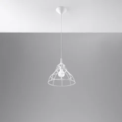 Discount MyMobel Sollux Lámpara colgante ANATA blanca