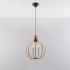 Online MyMobel Sollux Lámpara colgante ARANCIA madera natural