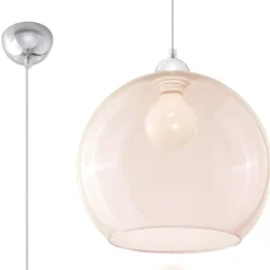 Clearance MyMobel Sollux Lámpara colgante BALL champán